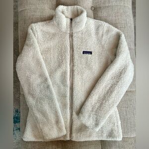 Patagonia Women's Off-White Los Gatos Fleece Jacket size Medium